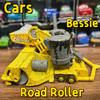 1:Масштаб 55  Pixar Cars Бесси Дорожный Каток - Премиальная Металлическая Литая Модель - Ограниченная Серия Коллекционный Подарок для Мальчиков и Мужчин