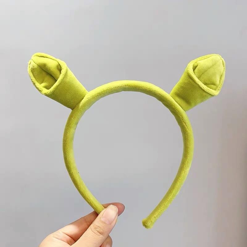 Shrek Cartoon Headband Cute Creative Childrens Hair Accessory With Geometric Triangles For Kids