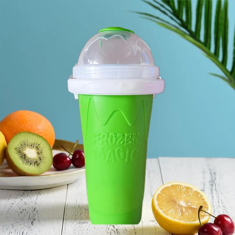 Summer Magic Slushy Maker Squeeze Cup Самодельный молочный коктейль-генератор Охлаждающий стакан Squee DIY для семьи