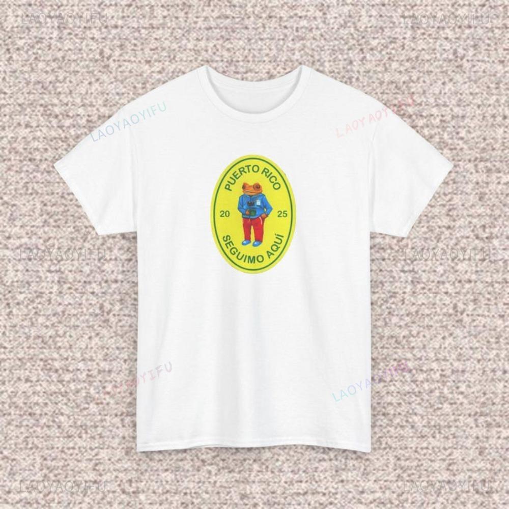 Bad Bunny Sapo Concho DeBÍ TiRAR MáS FOToS Tshirt Casual Fashion Loose Streetwear Cotton Tshirt Short Sleeve Y2k Man T Shirt