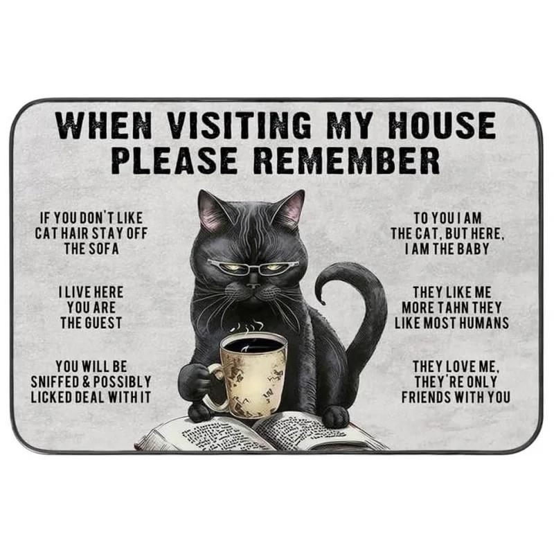 Винтажные кошачьи постеры Металлические жестяные таблички Набор-ПРОСТО ДЕВУШКА, КОТОРАЯ ЛЮБИТ КОШЕК-Декоративное настенное искусство для любителей кошек в доме, офисе или баре