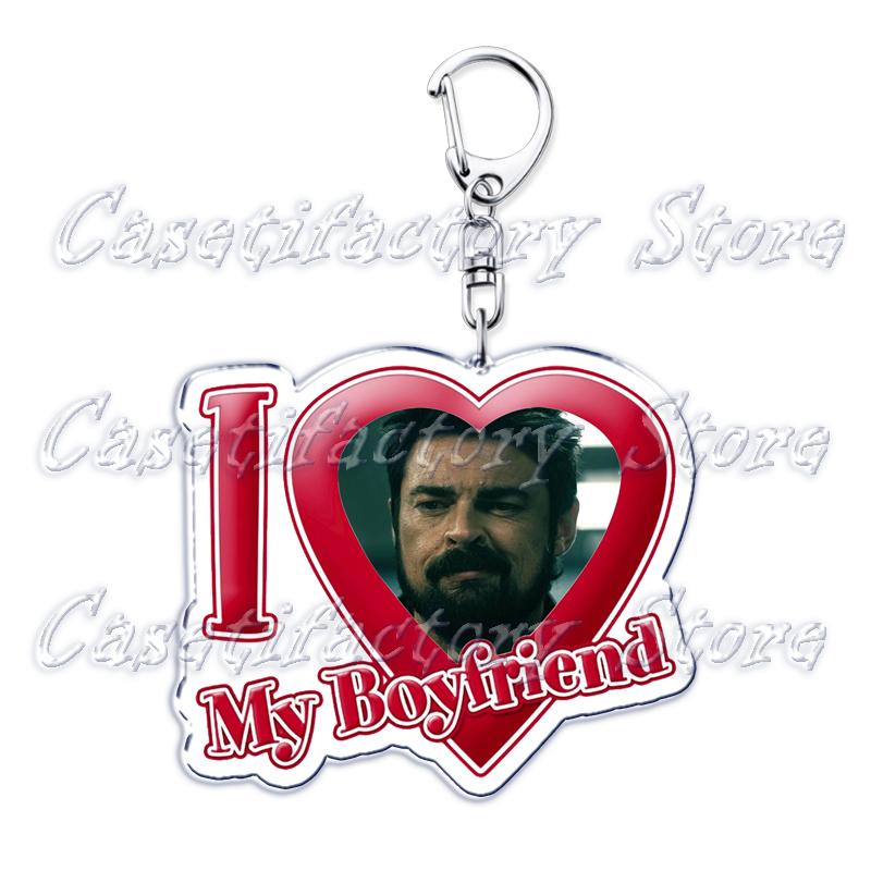 Горячий сериал Пацаны I Love My Boyfriend Брелок Брелки Хоумлендер Билли Бутчер Кольцо для Сумки Подвеска Брелок Украшения Подарки для Фанатов