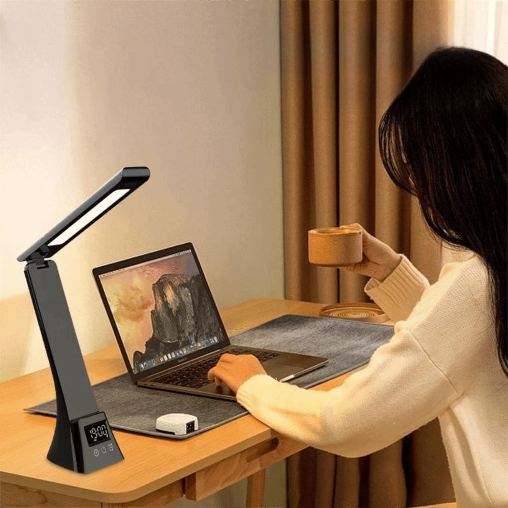 Folding Design Wireless Charging Desk Lamp Rechargeable Smartphone Wireless Charging Lamp Study