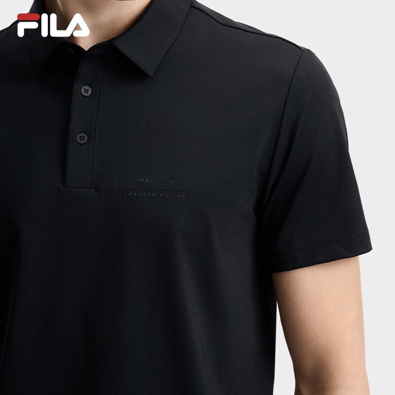 Fila Мужская вязаная футболка-поло с коротким рукавом