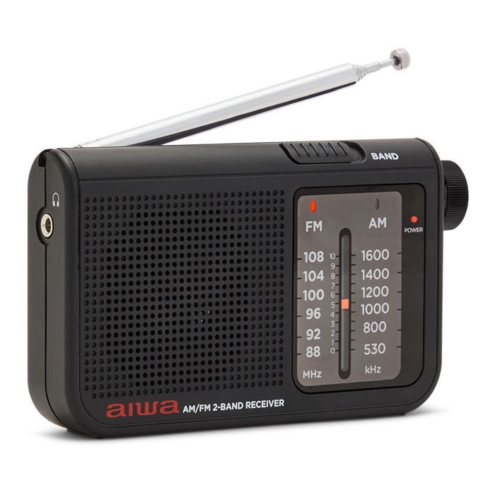 Radio Portable - Aiwa - RS-55BK - Analogique - AM/FM - Haut-parleur Intégré