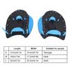 Swimming Hand Paddles Adjustable Polypropylene Perforated Holes Hand Paddle Silicone Strap with Mesh Bag for Exercise 4
