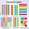 19mm Round Waterproof Self-Adhesive Color Dot Labels for Identification and Classification