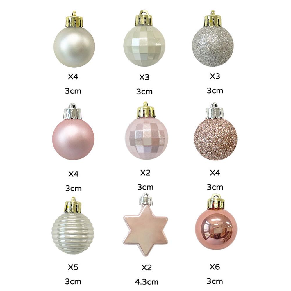 1 Box Christmas Balls  Christmas Tree  Decorations Christmas Tree  Ornaments  Home Party Decor  Accessories
