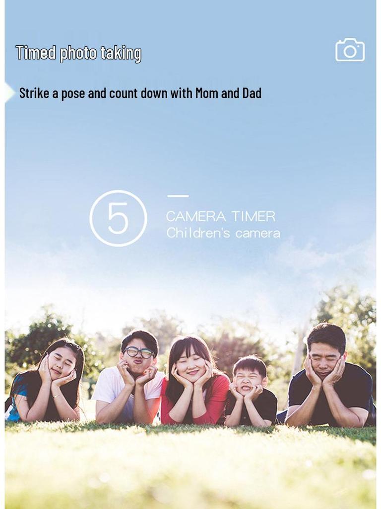 HD Dual Camera Cartoon Toy for Kids - Video Recording & SLR Digital Holiday Gift