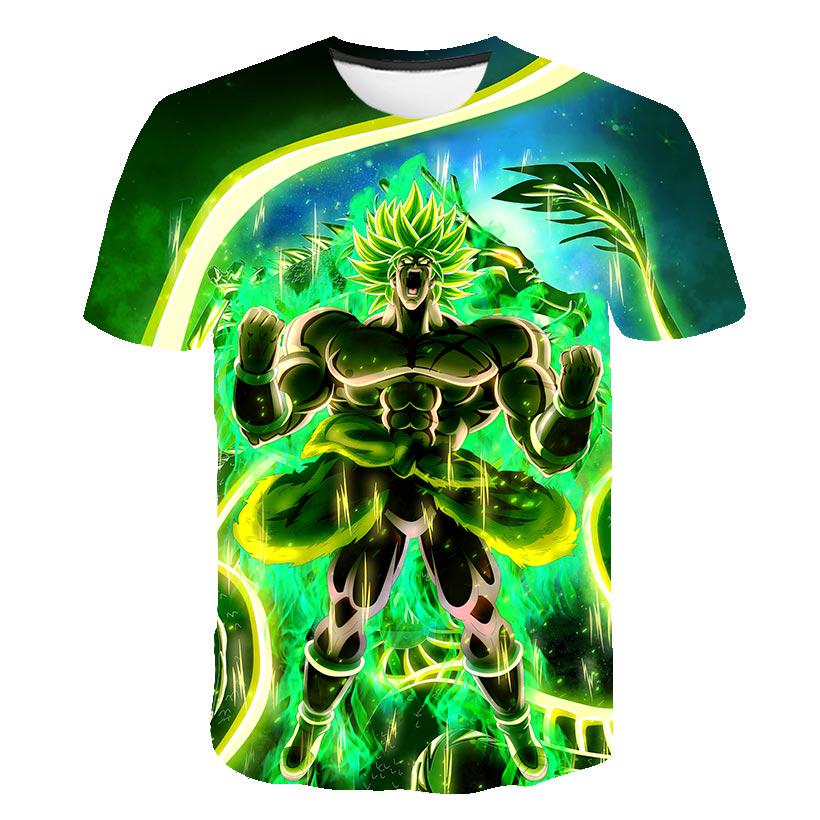 Футболка Dragon Ball Аниме Футболки Детские Футболки Мультяшные Футболки с Goku Мужская Одежда Детские Топы Взрослый Летние Мягкие Короткий Рукав
