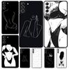 Sexy Nude Women Art Case For Samsung Galaxy S23 Ultra S22 S21 S20 FE Note 20 Ultra S8 S9 S10 Note 10 Plus Cover