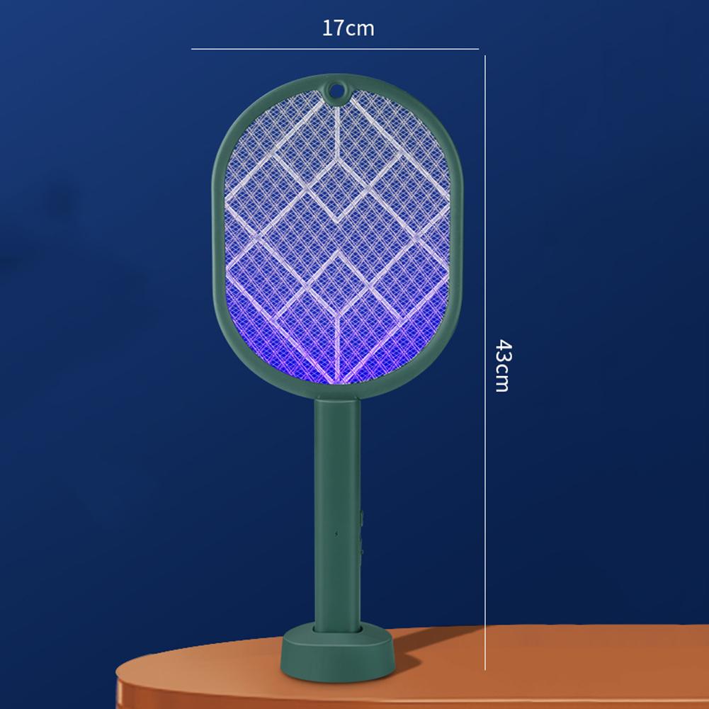 Electric Mosquito Racket Killer Handheld Fly Insect Trap Bug Zapper USB Charging Fly Swatter Trap UV Light Mosquito Killer Lamp