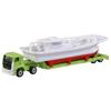 TAKARA TOMY ``Tomica Long Type Tomica No. 150 Mitsubishi Fuso Super Great Fishing Boat Transport Vehicle'' Minicar Car Toy Ages 3+ Boxed Toy Safety St