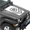 Для Для Jeep Wrangler JK JL TJ YJ Наклейка на капот автомобиля Графика в виде пентаграммы Виниловая пленка Отделка Наклейка Аксессуары для тюнинга кузова автомобиля