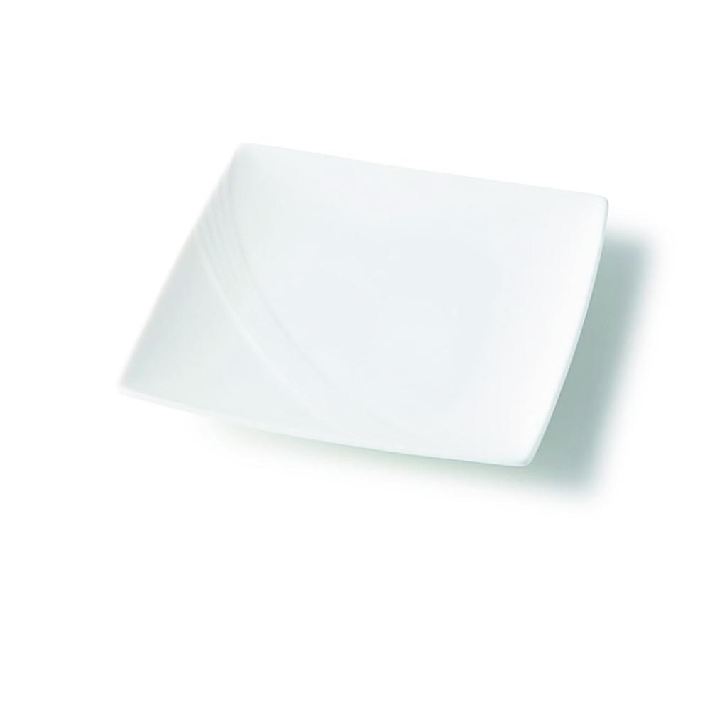 Mino ware miyama gift four plates and plates in a wooden red and perfect for weddings and other made in product number set, box, "Mizu-hiki" design,