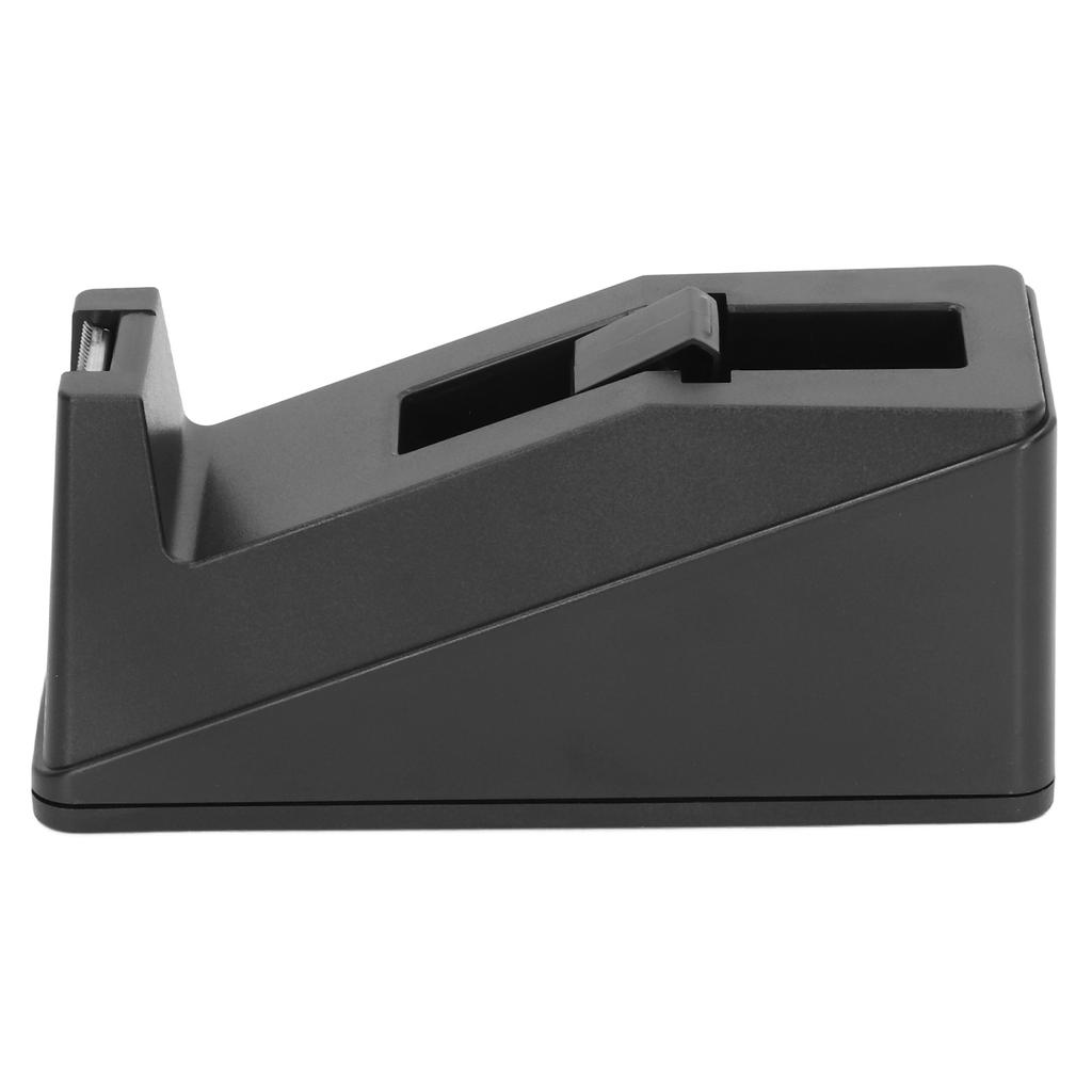 Диспенсер для клейкой ленты, большой, черный, настольный, противоскользящий, устойчивый к ржавчине, из нержавеющей стали, диспенсер для клейкой ленты, лезвие