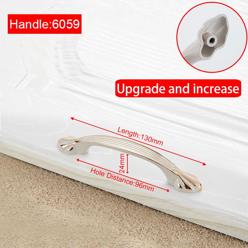 NAIERDI Ivory White Cabinet Handles Zinc Aolly Kitchen Cupboard Door Pulls Drawer Knobs European Fashion Furniture Handle