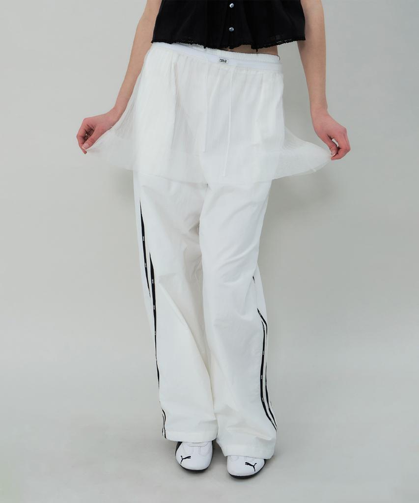 GROVE Dion Sheer Skirt (White)