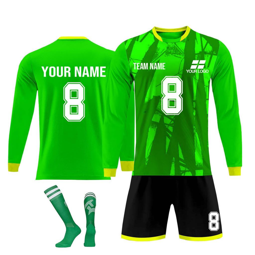 Personalised Shirts Kit Mens Girls With Name Number Custom Football Jerseys For Boys Training Suit