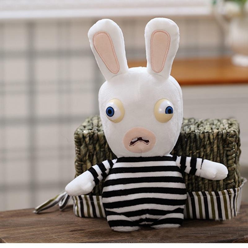 25 см Rayman Raving Rabbids Crazy Rabbit Хуан Бо плюшевая игрушка мягкая подушка