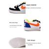 Nike Кроссовки Court Borough Low GS Black Orange Blue Детские белые DV9113-181