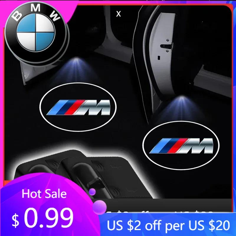 KYDBT1 Car Sticker Hot 2Pcs Car LED Door Light Welcome Lamp Wireless Laser Projector For BMW E60 E46 E39 E38 E90 E36 F30 E30 E31 E34 F1