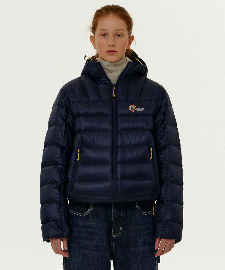 TEKET Ct Curve Lightweight Down Jacket Navy