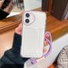 Сумка-визитка с конфетами подходит для iPhone16promax чехол-ремешок для мобильного телефона Apple 15 прозрачный нежелтеющий 14 противоударный чехол