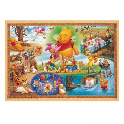 Tenyo [Сделано в Японии] Пазл из 300 деталей Дисней Винни-Пух и Буря (30,5x43см) D-300-072, Включает клей, шпатель и сервисную карту