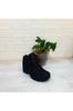 Men's Fashion Flat Heeled Bootie Bootie Mink Black Furry Zipper Non-Slip Boots Shoes