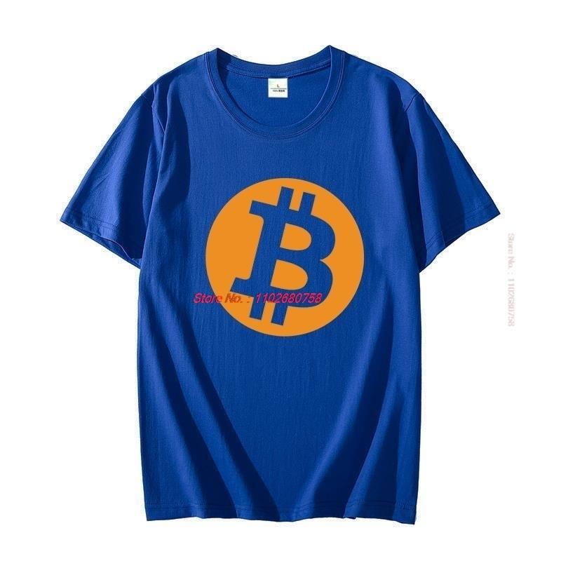 Bitcoin Btc Cryptocurrency Fashion New Shirts And Tshirts Summer Cotton Big Size Short Sleeve T Shirt Unisexs Print T Shirt