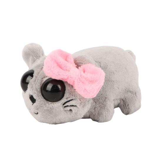 Sad Hamster Plush Toy Soft Hamster Doll for Kids Adults Stuffed Animal Keychain
