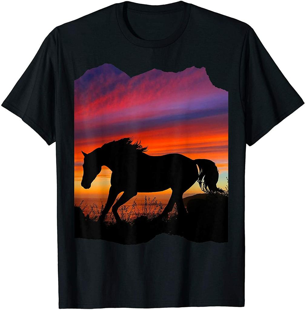 NEW LIMITED Beautiful Arabian Horse Silhouette Great Gift Idea Tee T-Shirt S-3XL