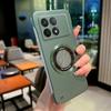 Подходит для чехла мобильного телефона Redmi K70 безрамочный металлический окрас Redmi note13 магнитное всасывание жесткий чехол теплоотвод и защита от падения