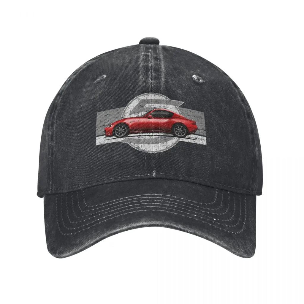 My drawing of the iconic red RF Japanese roadster sports car with background Baseball Cap Thermal Visor FeUnisex Unisexs