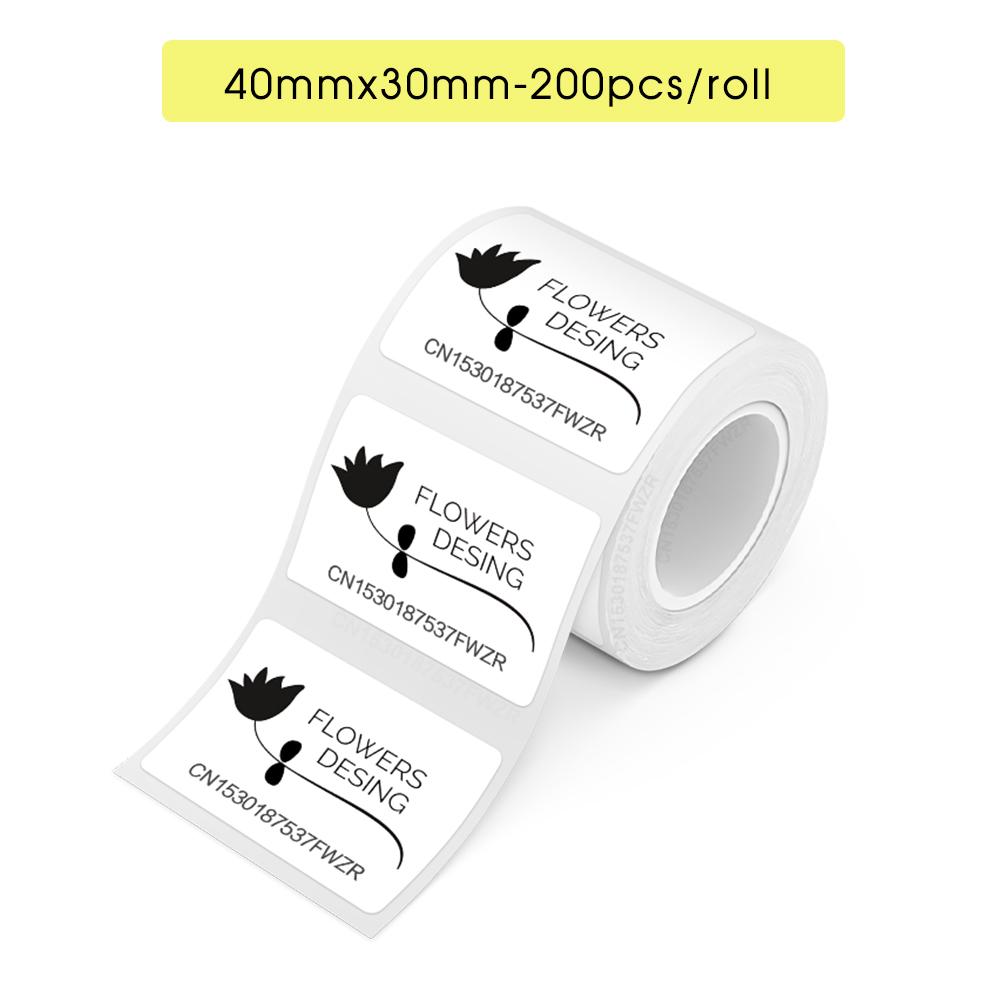 1PK Label Sticker for Marklife X2 Label Printer Waterproof Self-adhesive Thermal Roll Paper for Marklife X2 Portable Printer