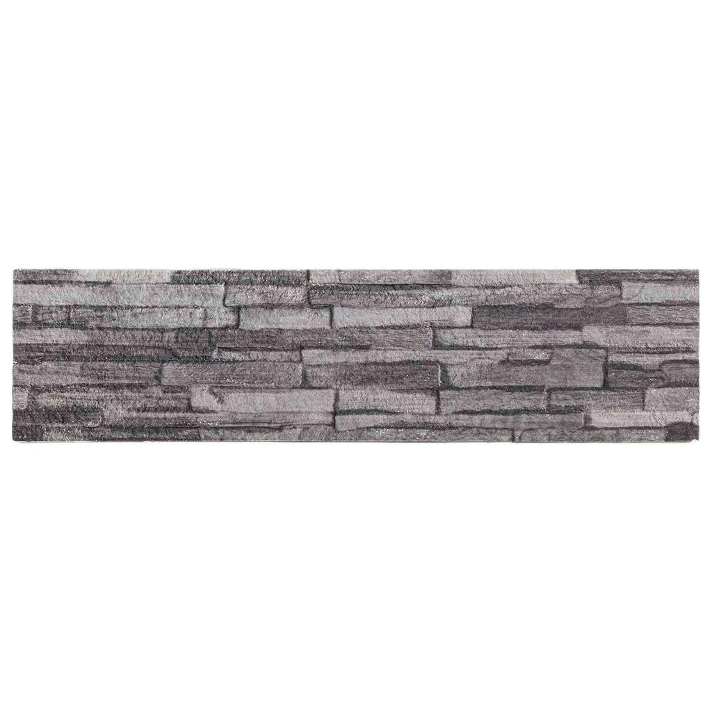 Wall Panels 10 pcs Anthracite 100 x 25 cm EPS Foam
