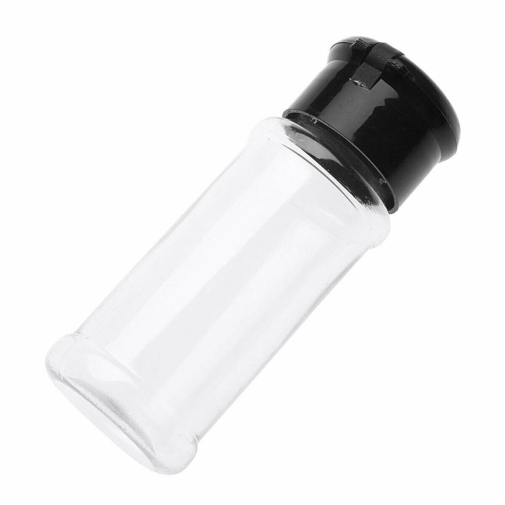 Соль Перец Контейнер для хранения Держатель Черный Ресторан Кухня