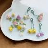 10 шт. Жемчужные Колокольчиковые Орхидеи Подвеска Цветок DIY Ожерелье Браслет Брелок Украшения Жемчужные Колокольчиковые Орхидеи Подвеска