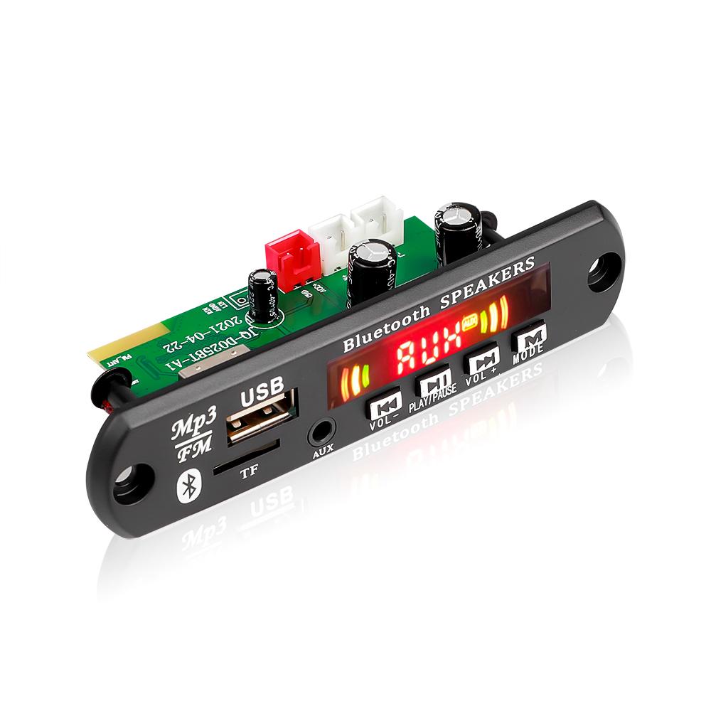 DC 5 В-26 В 40 Вт усилитель MP3-декодер плата Bluetooth 5,0 автомобильный MP3-плеер USB FM AUX радио модуль записи звука для динамика громкой связи