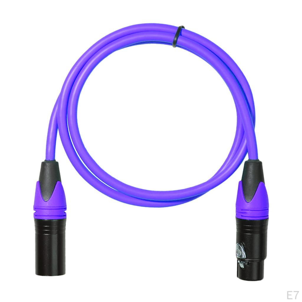 XLR Патч-кабель Сбалансированный Штекер Папа-Мама Для Микрофонного Микшера 1/1.8/3/5м