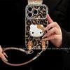 Коричневый Чехол для Apple iPhone 16 Pro Max с Леопардовым Принтом KT - Высокая Эстетическая Ценность