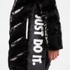 Nike Пуховик Удобный Теплый Мягкий Детские Куртки Черный DO5199-010