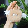 Cross-Border Plush Little Devil Soot Ball Faux Rex Rabbit Fur Pendant Keychain/Backpack Charm
