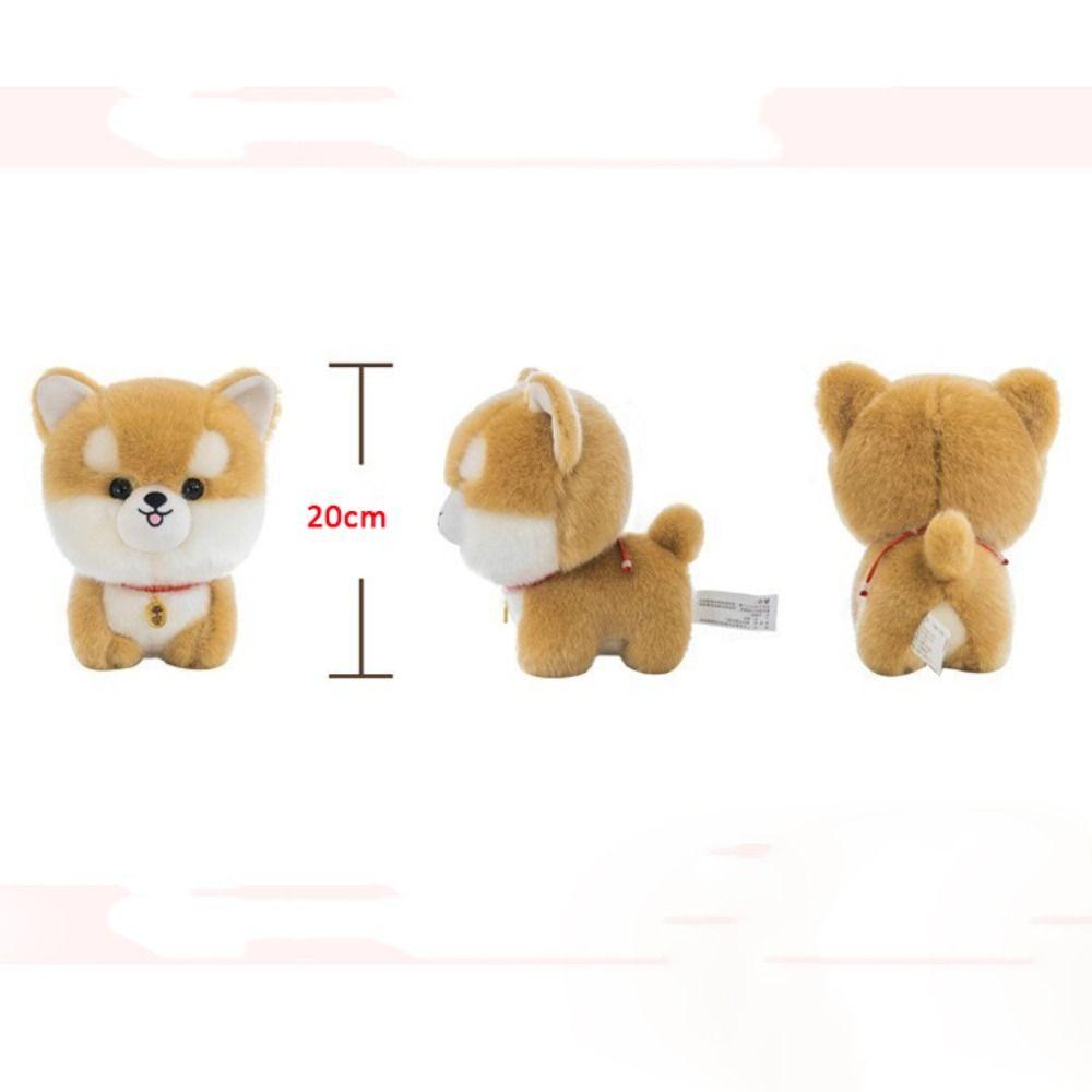 20cm Stuffed Animals Lifelike Puppy Plushies Doll for Girls Boys Child Gifts