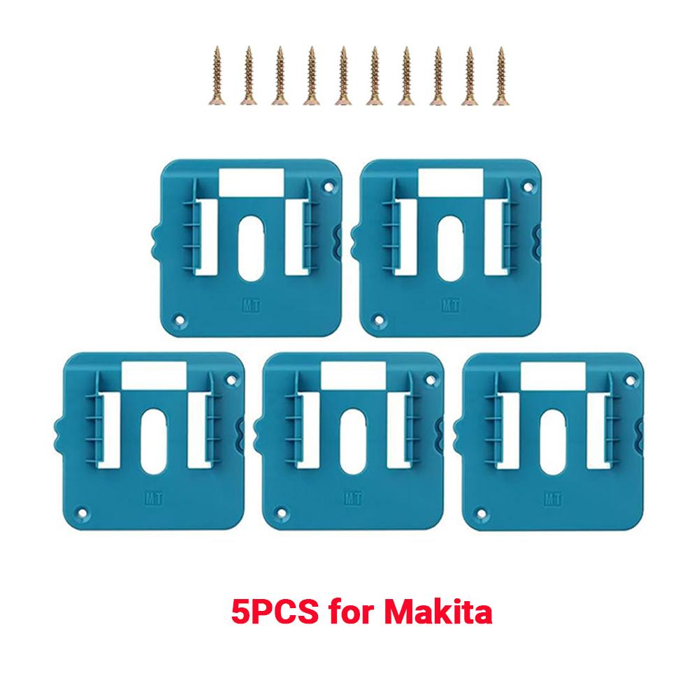 1-5 шт. Держатели для аккумуляторов Makita 18V Li-ion, настенный органайзер для аккумуляторов, сверхпрочное крепление для хранения аккумуляторов, док-холдер