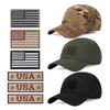 Спортивная кепка с солнцезащитным кремом и камуфляжным принтом, бейсболка с вышитым американским флагом