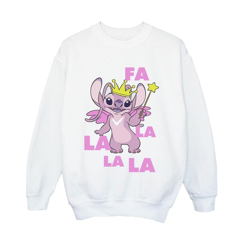 Disney Womens/Ladies Lilo & Stitch Angel Fa La La Sweatshirt