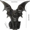 Bat Winged Cat Black Cat Halloween Scene Decoration