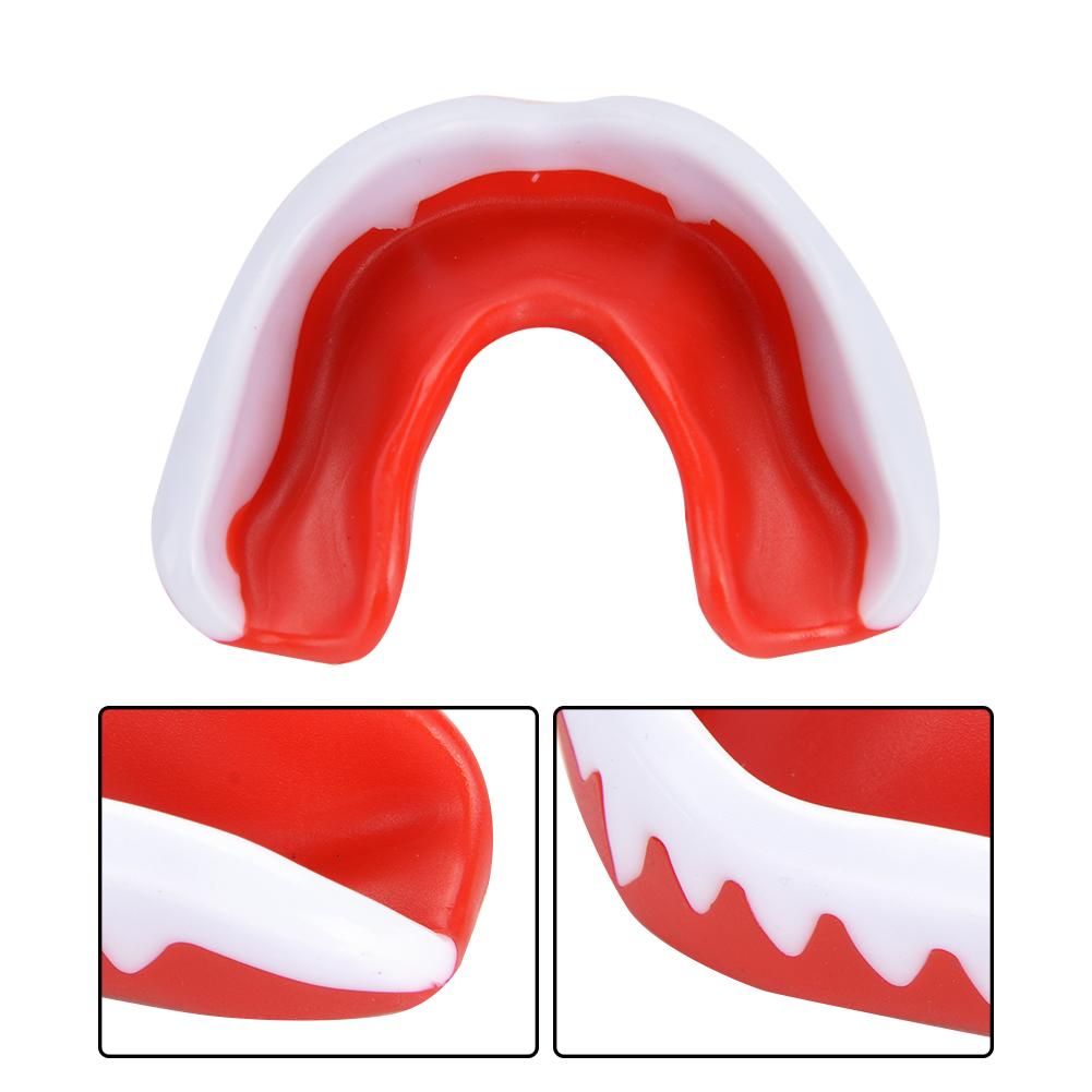 Профессиональная капа для защиты зубов, защита десен, инструмент для защиты в карате и боксе, красно-белая